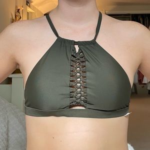 Olive Green Ron Jon Bikini Top